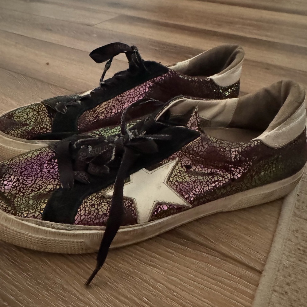 Metallic look Golden Goose Sneakers
